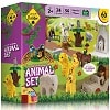 Smart Builder Toys 62 Piece Animal Set (Wild Farm Ocean Desert)